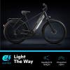 imageSchwinn Coston Hybrid Electric Bike for Adults 20MPH Commuting eBike Ride Up to 3545 Miles on a Single Charge 275Inch Wheels 7Speed StepThru or Step Over Aluminum Frame Removable BatteryMatte Black