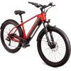 imageSchwinn Coston Hybrid Electric Bike for Adults 20MPH Commuting eBike Ride Up to 3545 Miles on a Single Charge 275Inch Wheels 7Speed StepThru or Step Over Aluminum Frame Removable BatteryMatte Red