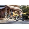 imageSchwinn Coston Hybrid Electric Bike for Adults 20MPH Commuting eBike Ride Up to 3545 Miles on a Single Charge 275Inch Wheels 7Speed StepThru or Step Over Aluminum Frame Removable BatteryGloss Charcoal
