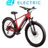 imageSchwinn Coston Hybrid Electric Bike for Adults 20MPH Commuting eBike Ride Up to 3545 Miles on a Single Charge 275Inch Wheels 7Speed StepThru or Step Over Aluminum Frame Removable BatteryMatte Red