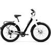 imageSchwinn Coston Hybrid Electric Bike for Adults 20MPH Commuting eBike Ride Up to 3545 Miles on a Single Charge 275Inch Wheels 7Speed StepThru or Step Over Aluminum Frame Removable BatteryGloss White