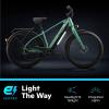 imageSchwinn Coston Hybrid Electric Bike for Adults 20MPH Commuting eBike Ride Up to 3545 Miles on a Single Charge 275Inch Wheels 7Speed StepThru or Step Over Aluminum Frame Removable BatteryMatte Green