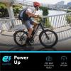 imageSchwinn Coston Hybrid Electric Bike for Adults 20MPH Commuting eBike Ride Up to 3545 Miles on a Single Charge 275Inch Wheels 7Speed StepThru or Step Over Aluminum Frame Removable BatteryMatte Black