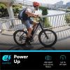 imageSchwinn Coston Hybrid Electric Bike for Adults 20MPH Commuting eBike Ride Up to 3545 Miles on a Single Charge 275Inch Wheels 7Speed StepThru or Step Over Aluminum Frame Removable BatteryMatte Black