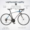 imageSchwinn Fastback Road Bike Performance Road Bike for Advanced to Expert Riders 22Speed Drivetrain with 700c Wheels Aluminum or Carbon Fiber Frame OptionsCharcoal