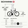 imageSchwinn Volare 1300 Road Bike 700c Mens and Womens Bike 14Speed Drop Bar Road Bicycle Aluminum Frame Sport Tires Fitness Seat Alloy Caliper Brakes Adult BicycleBlueBlack