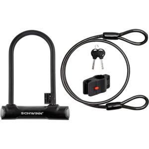 imageSchwinn Bike Key Cable Lock in Braided Steel Cable 5 feet x 8mm Anti Theft Bike Lock Security Level 1Security Level 5ULock