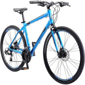 imageSchwinn Volare 1300 Road Bike 700c Mens and Womens Bike 14Speed Drop Bar Road Bicycle Aluminum Frame Sport Tires Fitness Seat Alloy Caliper Brakes Adult BicycleMatte Blue
