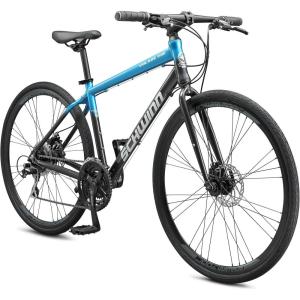 imageSchwinn Volare 1300 Road Bike 700c Mens and Womens Bike 14Speed Drop Bar Road Bicycle Aluminum Frame Sport Tires Fitness Seat Alloy Caliper Brakes Adult BicycleTealGrey