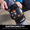 imageMongoose Kids BMX Pad Set Ages 814 Knee and Elbow Pads with Gel Inserts Adjustable Straps MultiSport Protection for Biking Skating Scooting and More Elbow and Knee Pads for KidsBlackOrange