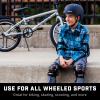 imageMongoose Kids BMX Pad Set Ages 814 Knee and Elbow Pads with Gel Inserts Adjustable Straps MultiSport Protection for Biking Skating Scooting and More Elbow and Knee Pads for KidsBlackOrange