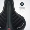 imageSchwinn Comfort Bike Seat for Men and Women Replacement Saddle Fits All Adult Bikes with Standard Seat Post Universal Fit Bicycle Accessories Black
