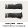 imageSchwinn Ergonomic Comfort Bike Grips Fits Most Standard Bicycle Handlebars Provide Extra Comfort and Improved Grip Bike Parts and AccessoriesBlack