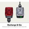 imageSchwinn LED Bike Light Headlight and Taillight Accessory Set USB Rechargeable 75 Foot Beam Distance