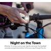 imageSchwinn LED Bike Light Headlight and Taillight Accessory Set USB Rechargeable 75 Foot Beam Distance