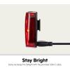 imageSchwinn USB Rechargeable Taillight Daytime Running Light 2580 Lumen Taillight with Steady Flash and Burst Modes Easy to Install USBC Charging for City and Road Riding