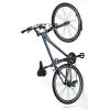 imageSchwinn Wall Mount Bike Hanger Space Saving Vertical Garage Storage for Bicycle Fits Up to 3 Inch Tire Width Can Hold Up to 50 lbs Hangs One Bike Black