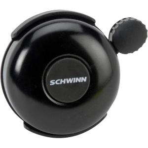 imageSchwinn Classic Black Bike Bell Bicycle Accessories Kids and Adult Bikes Easy Installation Loud Ringing SoundOne Size