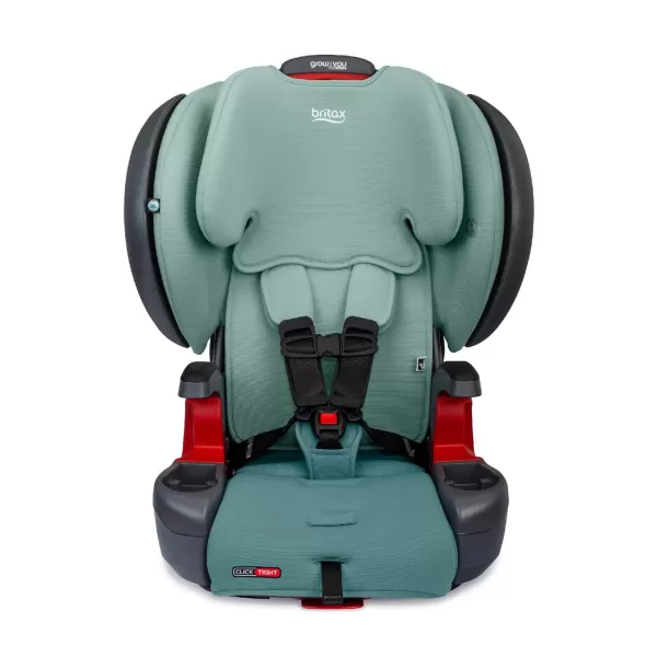 Britax Grow with You Harness-2-Booster Car Seat, 2-in-1 High Back Booster, Quick-Adjust 5-Point Harness, Mod Black