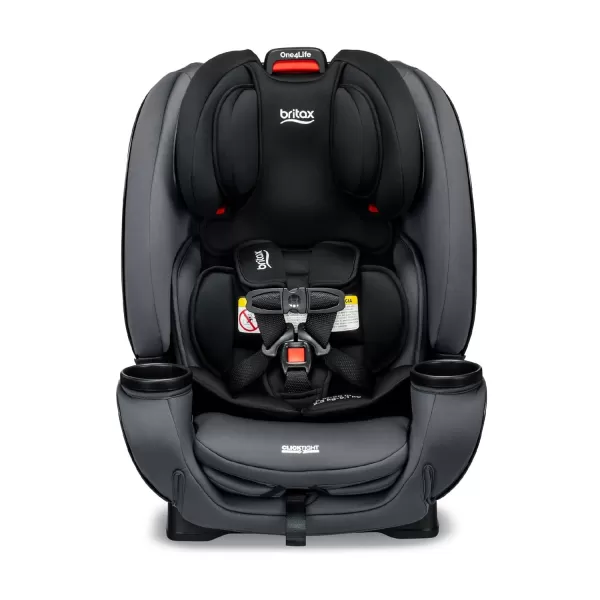 Britax One4Life Convertible Infant Car Seat, 10 Years of Use from 5 to 120 Pounds, Converts from Rear-Facing to Forward-Facing Booster Seat, Machine-Washable Fabric, Glacier Graphite