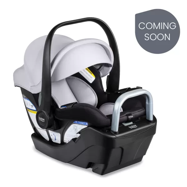 Britax Willow S Infant Car Seat with Alpine Base, ClickTight Technology, Rear Facing Car Seat with RightSize System, Glacier Onyx