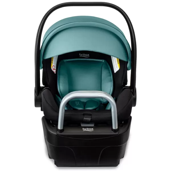 Britax Willow S Infant Car Seat with Alpine Base, ClickTight Technology, Rear Facing Car Seat with RightSize System, Glacier Onyx