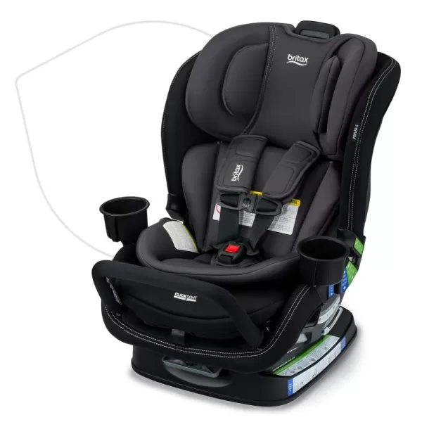 Britax Poplar Convertible Car Seat, 2-in-1 Car Seat with Slim 17-Inch Design, ClickTight Technology, Cobalt Onyx