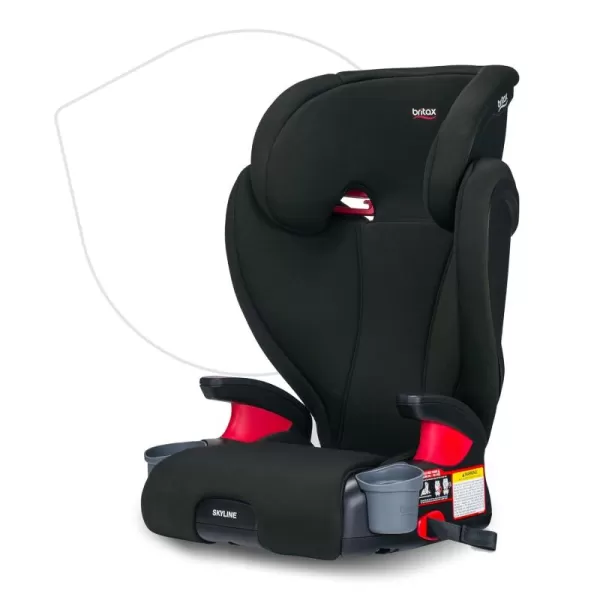 Britax Skyline 2-Stage Belt-Positioning Booster Car Seat, Dusk - Highback and Backless Seat