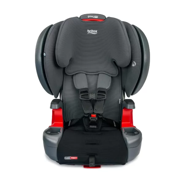 Britax Grow with You ClickTight Plus Harness-2-Booster Car Seat, 2-in-1 High Back Booster, SafeWash Cover, Black Ombre