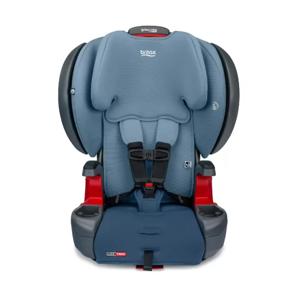 Britax Grow with You ClickTight Plus Harness-2-Booster Car Seat, 2-in-1 High Back Booster, SafeWash Cover, Black Ombre