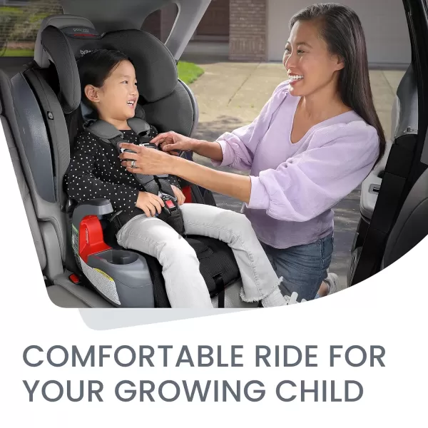 Britax Grow with You ClickTight Plus Harness-2-Booster Car Seat, 2-in-1 High Back Booster, SafeWash Cover, Black Ombre