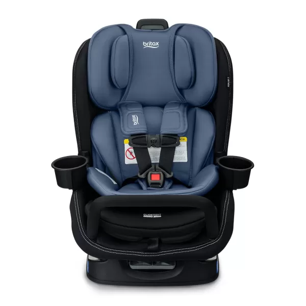 Britax Poplar Convertible Car Seat, 2-in-1 Car Seat with Slim 17-Inch Design, ClickTight Technology, Cobalt Onyx