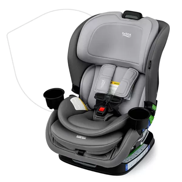 Britax Poplar Convertible Car Seat, 2-in-1 Car Seat with Slim 17-Inch Design, ClickTight Technology, Cobalt Onyx