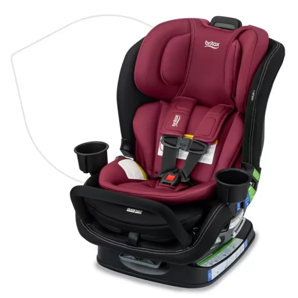 Britax Poplar Convertible Car Seat, 2-in-1 Car Seat with Slim 17-Inch Design, ClickTight Technology, Cobalt Onyx