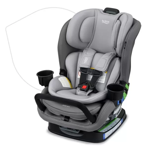 Britax Poplar Convertible Car Seat, 2-in-1 Car Seat with Slim 17-Inch Design, ClickTight Technology, Cobalt Onyx