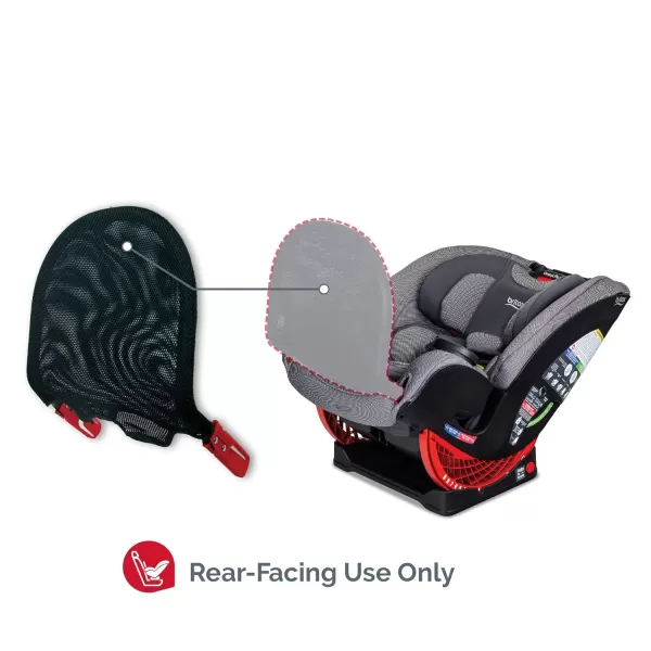 Britax One4Life Convertible Car Seat, 10 Years of Use from 5 to 120 Pounds, Converts from Rear-Facing Infant Car Seat to Forward-Facing Booster Seat, Performance Fabric, Cool Flow Carbon)