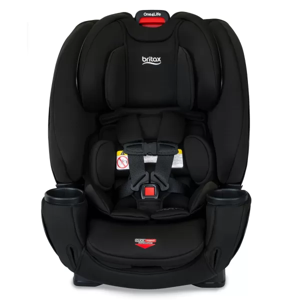 Britax One4Life Convertible Infant Car Seat, 10 Years of Use from 5 to 120 Pounds, Converts from Rear-Facing to Forward-Facing Booster Seat, Machine-Washable Fabric, Glacier Graphite