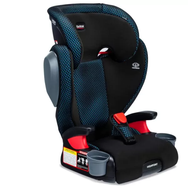 Britax Highpoint Backless Belt-Positioning Booster Seat, SafeWash Black Ombre