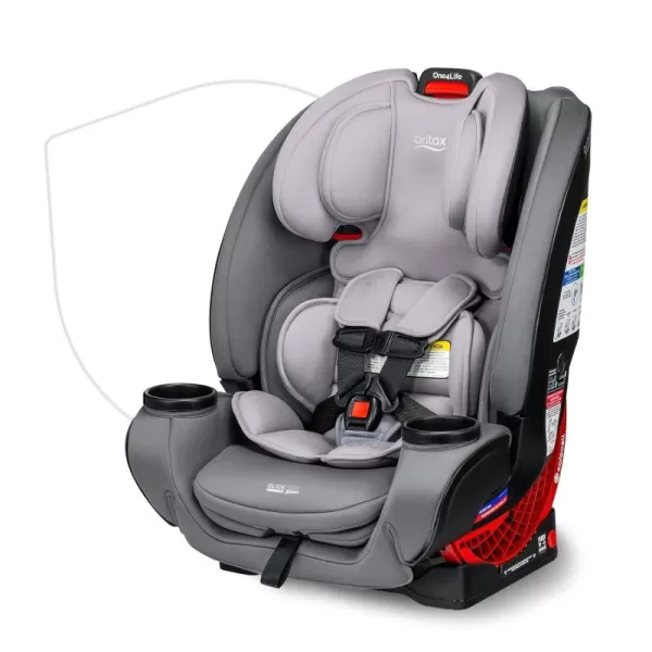 Britax One4Life Convertible Car Seat, 10 Years of Use from 5 to 120 Pounds, Converts from Rear-Facing Infant Car Seat to Forward-Facing Booster Seat, Performance Fabric, Cool Flow Carbon