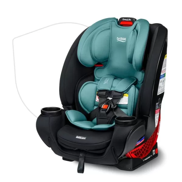 Britax One4Life Convertible Car Seat, 10 Years of Use from 5 to 120 Pounds, Converts from Rear-Facing Infant Car Seat to Forward-Facing Booster Seat, Performance Fabric, Cool Flow Carbon