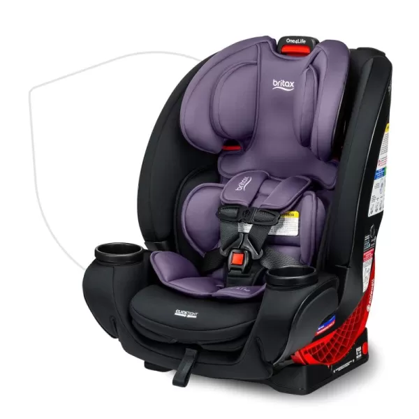 Britax One4Life Convertible Car Seat, 10 Years of Use from 5 to 120 Pounds, Converts from Rear-Facing Infant Car Seat to Forward-Facing Booster Seat, Performance Fabric, Cool Flow Carbon