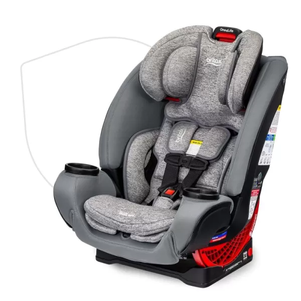 Britax One4Life Convertible Car Seat, 10 Years of Use from 5 to 120 Pounds, Converts from Rear-Facing Infant Car Seat to Forward-Facing Booster Seat, Performance Fabric, Cool Flow Carbon