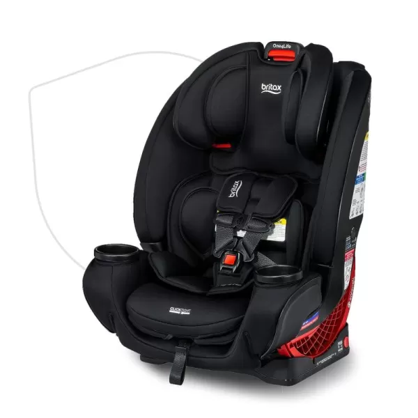 Britax One4Life Convertible Car Seat, 10 Years of Use from 5 to 120 Pounds, Converts from Rear-Facing Infant Car Seat to Forward-Facing Booster Seat, Performance Fabric, Cool Flow Carbon