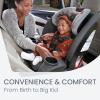 imageBritax One4Life Convertible Car Seat 10 Years of Use from 5 to 120 Pounds Converts from RearFacing Infant Car Seat to ForwardFacing Booster Seat MachineWashable Fabric Iris OnyxGlacier Graphite