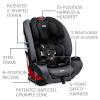 imageBritax One4Life Convertible Car Seat 10 Years of Use from 5 to 120 Pounds Converts from RearFacing Infant Car Seat to ForwardFacing Booster Seat MachineWashable Fabric Iris OnyxOnyx Stone
