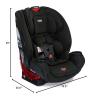 imageBritax One4Life Convertible Car Seat 10 Years of Use from 5 to 120 Pounds Converts from RearFacing Infant Car Seat to ForwardFacing Booster Seat MachineWashable Fabric Iris OnyxEclipse Black