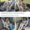 imageBritax One4Life Convertible Car Seat 10 Years of Use from 5 to 120 Pounds Converts from RearFacing Infant Car Seat to ForwardFacing Booster Seat MachineWashable Fabric Iris OnyxMineral Gray