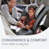 imageBritax One4Life Convertible Car Seat 10 Years of Use from 5 to 120 Pounds Converts from RearFacing Infant Car Seat to ForwardFacing Booster Seat MachineWashable Fabric Iris OnyxCool N Dry Moonstone