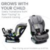 imageBritax Poplar S Convertible Car Seat 2in1 Car Seat with Slim 17Inch Design ClickTight Technology Arctic OnyxGlacier Graphite