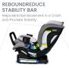 imageBritax Poplar S Convertible Car Seat 2in1 Car Seat with Slim 17Inch Design ClickTight Technology Arctic OnyxGlacier Graphite